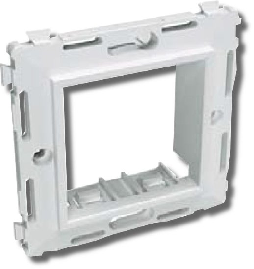 Каркас ДКС Каркас на 2 модуля (одноместный), белый (75020W)