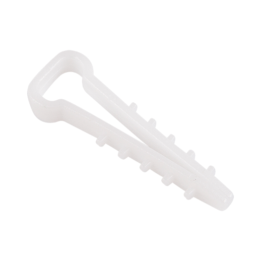 Дюбель хомут Rexant Дюбель-хомут нейлоновый прямоугольный 5-10 мм, белый, 100 шт. REXANT (07-4610)