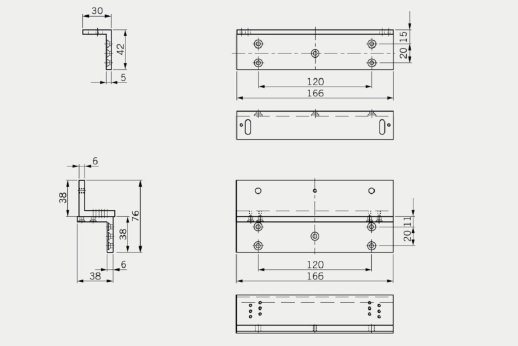 L+Z кронштейн для EMC 1200 ALH