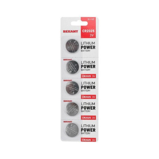 Литиевые батарейки CR2025 3 V 160 mAh (30-1107)