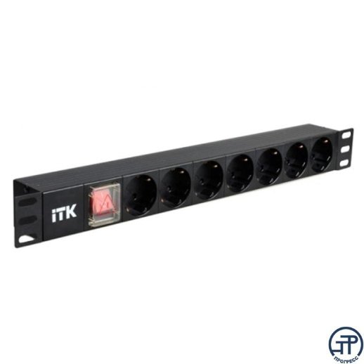 Блок розеток 19” без шнура ITK PH12-7D3