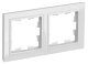 Рамка 2-местная РУ-2-БрБ IP20 белая BRITE (BR-M22-K01)