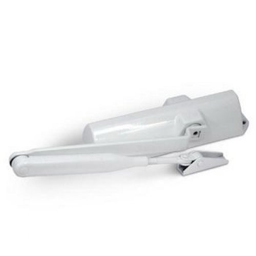 Доводчик для дверей весом до 90 кг, двухскоростной dormakaba TS-68 (белый)