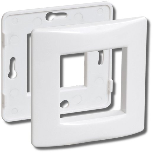 Рамка и суппорт "ПРАЙМЕР" IEK Рамка и суппорт для коробок КМКУ 2 модуля белые (CKK-40D-RSK2-K01)