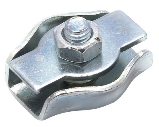 Зажим троса стальной D4мм Simplex (PR08.4028)