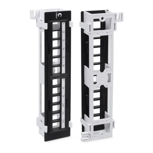 Модульная настенная патч-панель, 12 пор. CABEUS PLB-12-WL (9660c)