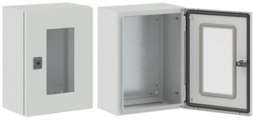 Навесной шкаф с прозрачной дверью ДКС Навесной шкаф CE, 400х300х200 мм, IP66 (R5CEX0432)