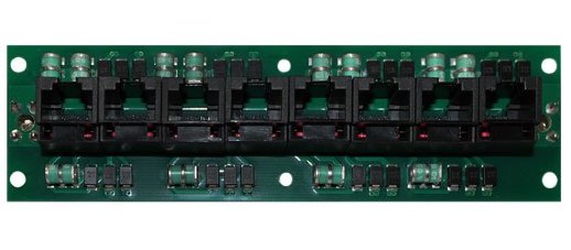 Устройство грозозащиты цепей Ethernet РУССБЫТ плата-17/4IP