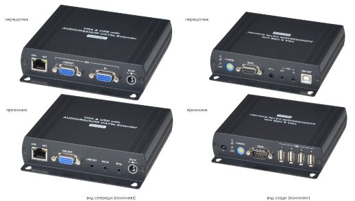 Удлинитель VGA, клавиатуры, мыши SC&T VKM04