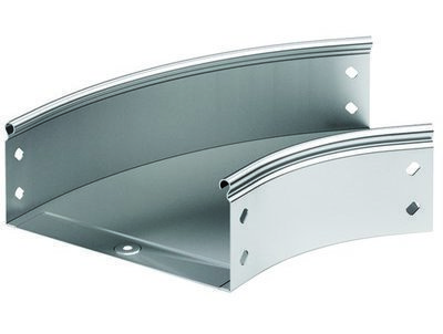 Угол горизонтальный в комплекте с крепежными элементами и соединительными пластинами, необходимыми для монтажа ДКС Угол CPO 45 горизонтальный 45° 200х50 (36064K)