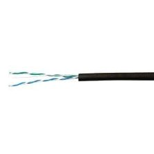 U/UTP 2pair, Cat5, Solid, Out, PVC (NMC 2110B-BK)