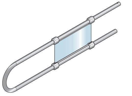 Створка для калитки CAME CAME 001PSSL90 (900мм)