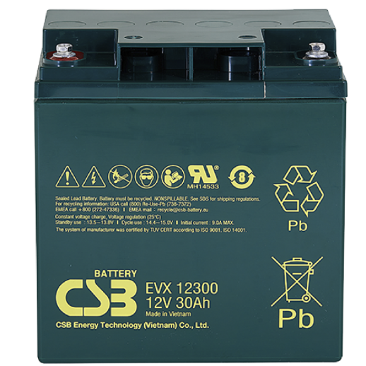 Аккумулятор герметичный свинцово-кислотный CSB CSB EVX 12300