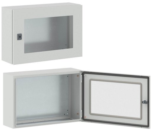 Навесной шкаф с прозрачной дверью ДКС Навесной шкаф CE, 400x600x200 мм, IP66 (R5CEX0462)