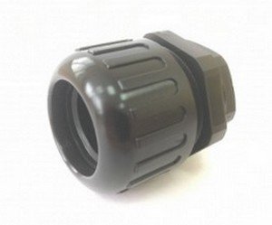 Муфта вводная усиленная для гофрированных труб Промрукав ВМУ-ГТ-20, черная (IP68) (PR08.3277)