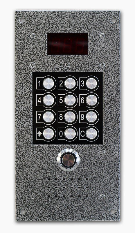 Блок вызова домофона Олевс PROV-TM (серебряный антик)