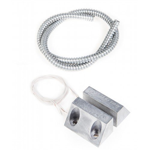 Извещатель охранный точечный магнитоконтактный, кабель в металлорукаве КомплектСтройСервис ИО 102-20 Б2М (3)