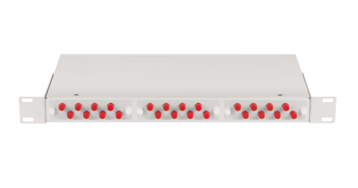 Кросс оптический 19" NIKOMAX NMF-RP24FCUS2-WS-ES-1U-GY