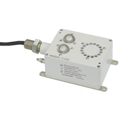 Оповещатель комбинированный, свето-звуковой взрывозащищенный Эталон ФИЛИН 2-12