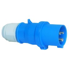 Вилка кабельная 16А 3р(2P+РE) 230В 6h IP44 (2126)