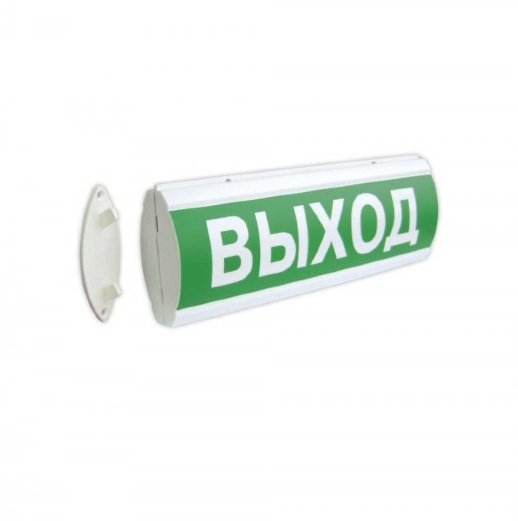 Оповещатель охранно-пожарный световой (табло) Электротехника и Автоматика ЛЮКС-12 НИ Д "Выход"