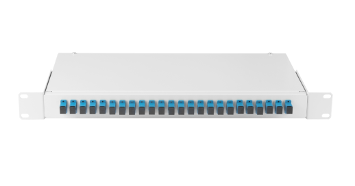 Кросс оптический 19" NIKOMAX NMF-RP24SCUS2-WS-ES-1U-GY