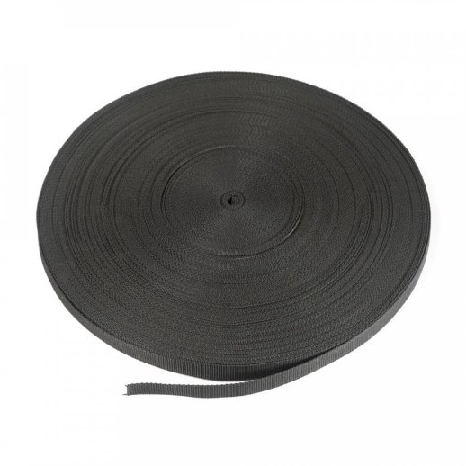 Лента монтажная текстильная 20 мм черная (50м) (PR08.13067)