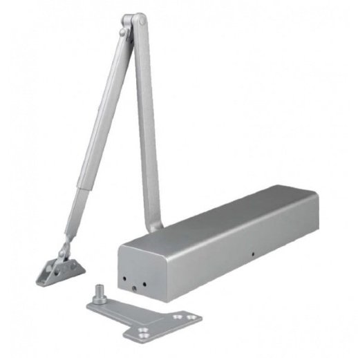 Доводчик с рычажной тягой J-LOCK JDC-S150 (серебро)