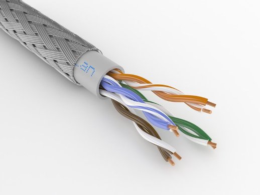 Кабель «витая пара» (LAN) в броне Паритет ParLan ARM U/UTP Cat5e PVCLS нг(А)-FRLS 2х2x0,52