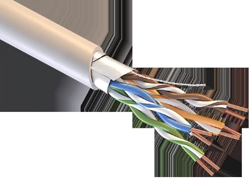 СегментЛАН F/UTP Cat6 PVCLSнг(А)-LSLTx 4х2х0,57