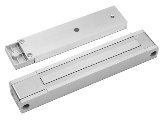 Замок электромагнитный ЭКСКОН AL-400-24V Premium (серый)