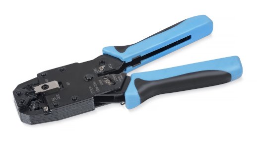 Инструмент обжимной для RJ-45, RJ-11/12 CABEUS HT-2008A (7823c)