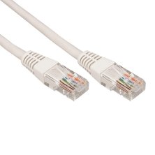 Шнур коммутационный, патч-корд U/UTP RJ45-RJ45, CAT 5e, PVC, серый, 25м REXANT (18-1012)