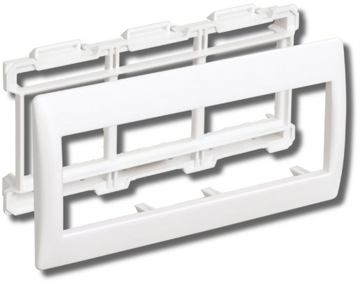 Рамка и суппорт для короба "ПРАЙМЕР" IEK Рамка и суппорт 6 модулей, 60 мм белый (CKK-40D-RSU6-060-K01)