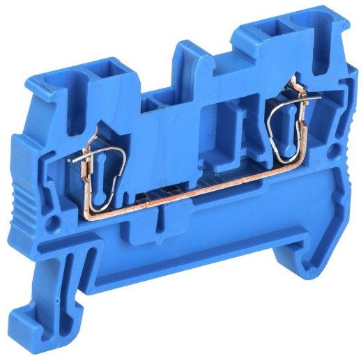 Клемма пружинная IEK Клемма пружинная КПИ 2в-2,5 31А синий (YZN11-002-K07)