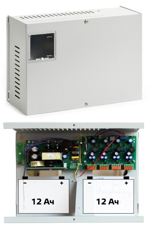 Источник электропитания резервированный Бастион SKAT-V.8 (147)