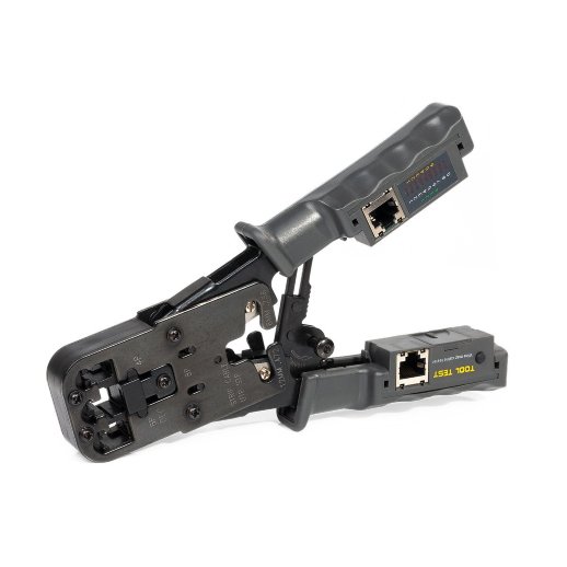 Инструмент обжимной КВТ Пресс-клещи с тестером JT-03T