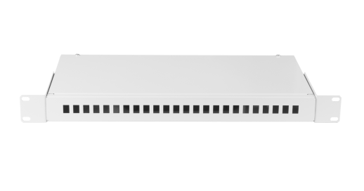 Кросс оптический 19" NIKOMAX NMF-RP24SC-WS-ES-1U-GY