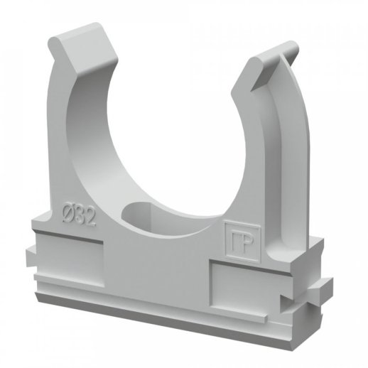 Крепеж-клипса для труб АБС-пластик в п/э D=32 (25шт) (PR.02632)