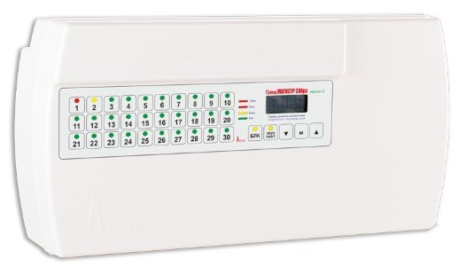 Прибор приемно-контрольный охранно-пожарный cо встроенным SMS модулем Магистраль Гранд МАГИСТР 30Арс SMS2 (версия 2)