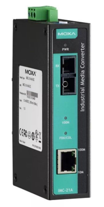 Медиаконвертер оптический MOXA IMC-21A-M-SC