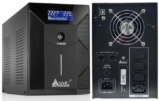 Источник бесперебойного питания SVC SVC V-2000-F-LCD/A2