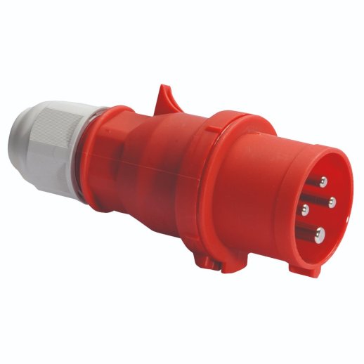 Вилка кабельная 16А, 4р, 400v, IP44 (2130)