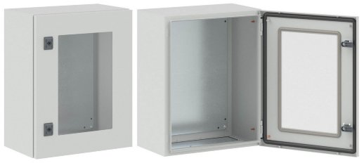 Навесной шкаф с прозрачной дверью ДКС Навесной шкаф CE, 500x400x250 мм, IP65 (R5CEX0549)