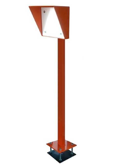 Стойка Магнито-Контакт Стойка для считывателя Аякс 150х150 мм, оранжевая, базовая, прямая