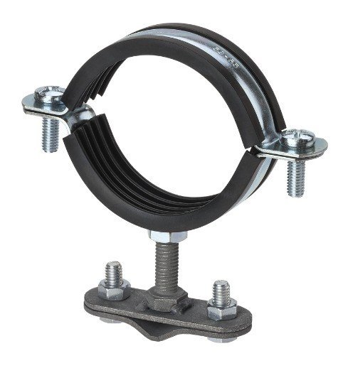 Держатель хомут с резиновым уплотнением Ø60-65мм, для прута Ø6-10мм TDM (SQ2402-3205)