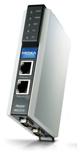 2-портовый преобразователь в промышленном исполнении MOXA MGate MB3270