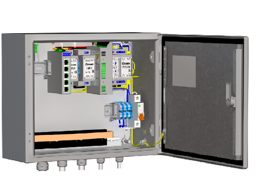 Шкаф монтажный с обогревом Тахион ТШ-6-03