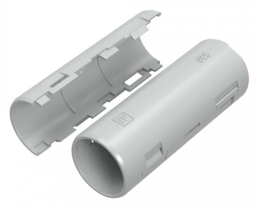 Муфта разборная D=25 атмосферостойкая серая (PR13.0411)