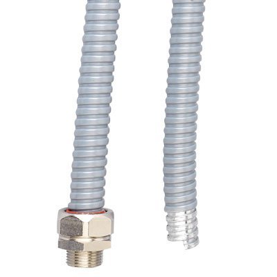 Металлорукав в герметичной ПВХ изоляции ДКС Металлорукав DN 40 в герметичной ПВХ изоляции, серый (6071R-040)